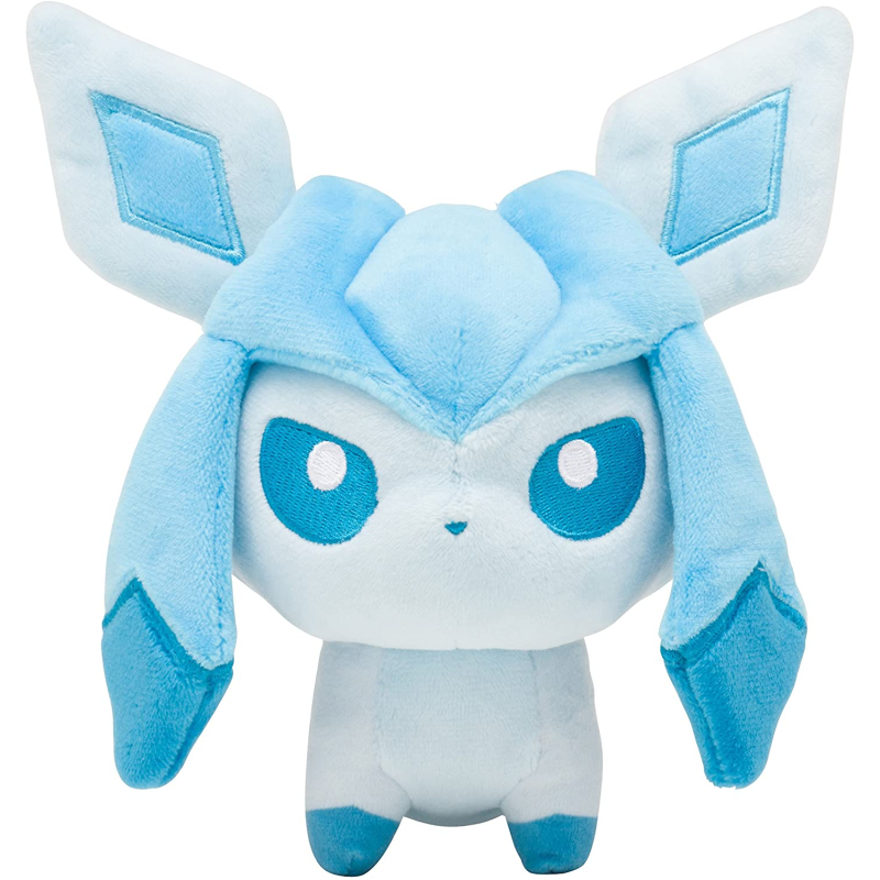 Authentic Pokemon center pokedoll Glaceon plush +/- 16cm 